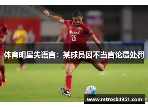 体育明星失语言：某球员因不当言论遭处罚